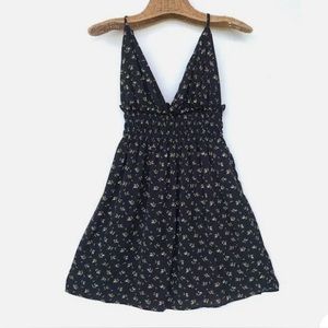 SHEIN sundress, size-M, size-M, colors-navy with floral print